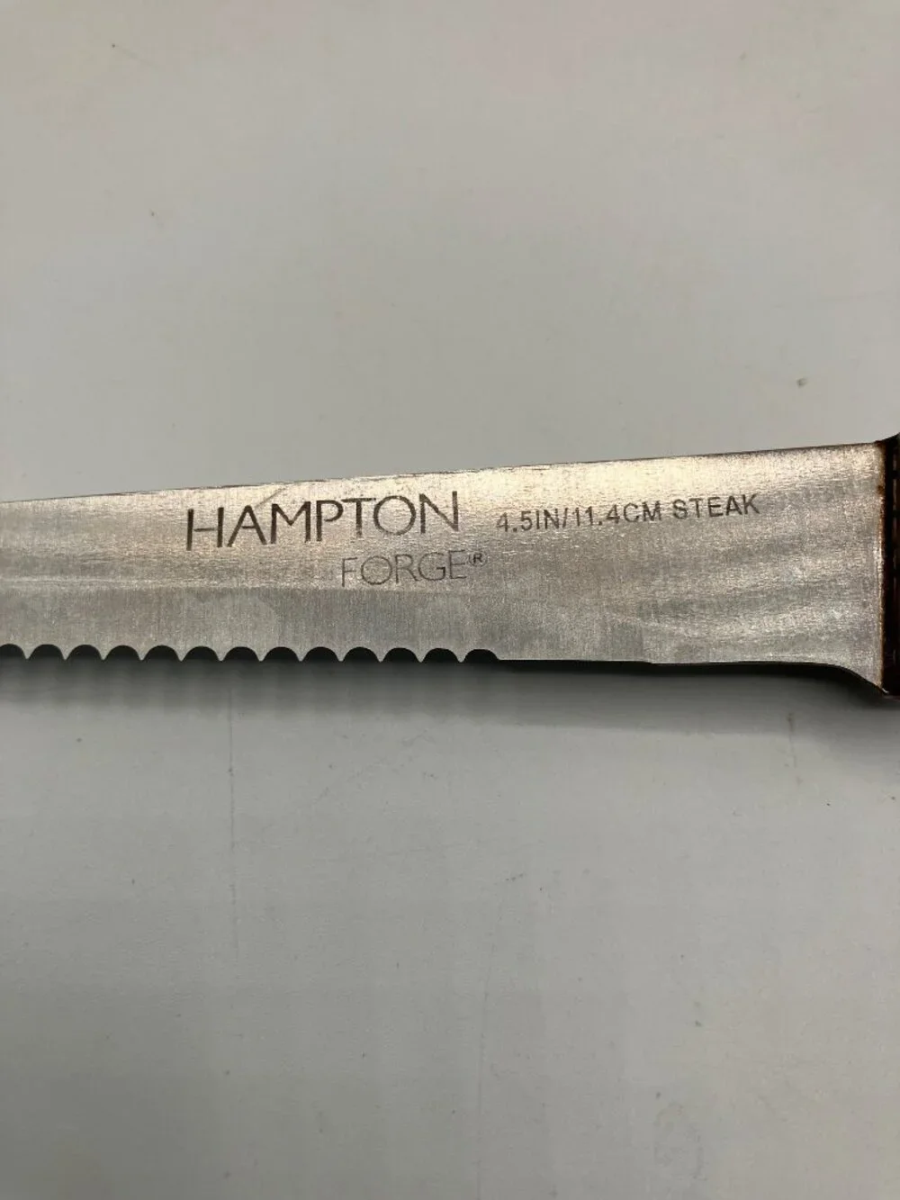 Hampton Forge Steak Knives Set of Two Kobe Superior Stainless Steel